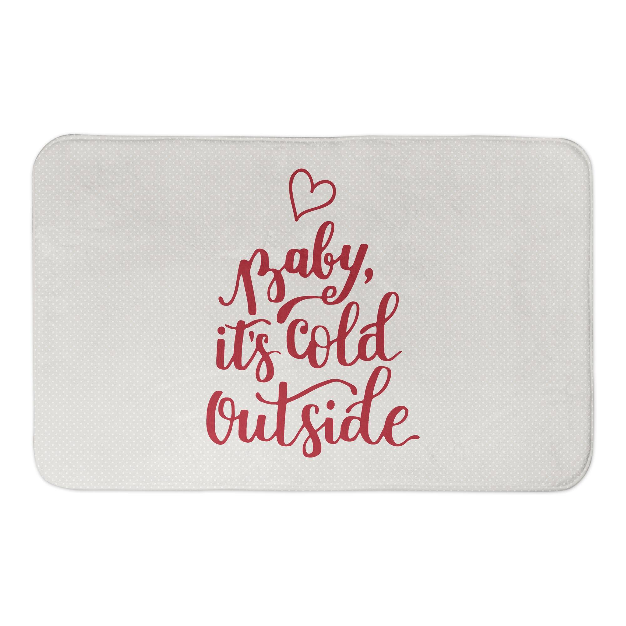 Designs Direct Baby Its Cold Outside Bath Mat, 34" x 21"